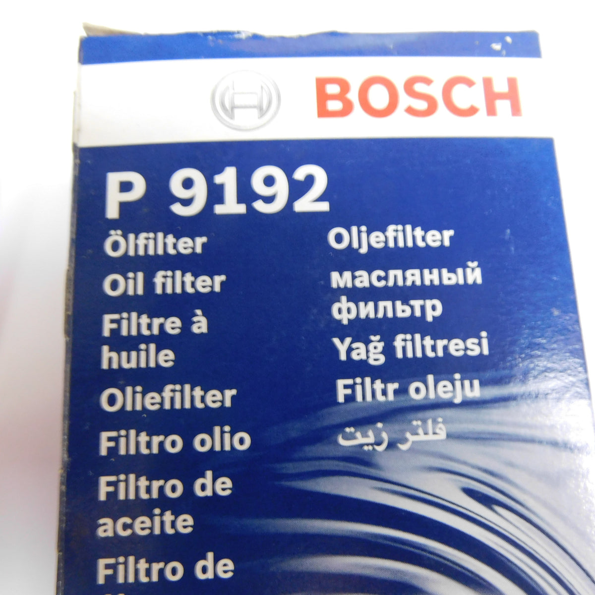 Ölfilter Filtereinsatz P9192 Bosch Audi A3 A4 A6 TT Seat Alhambra Leon Ibiza VW Golf Lupo Sharan