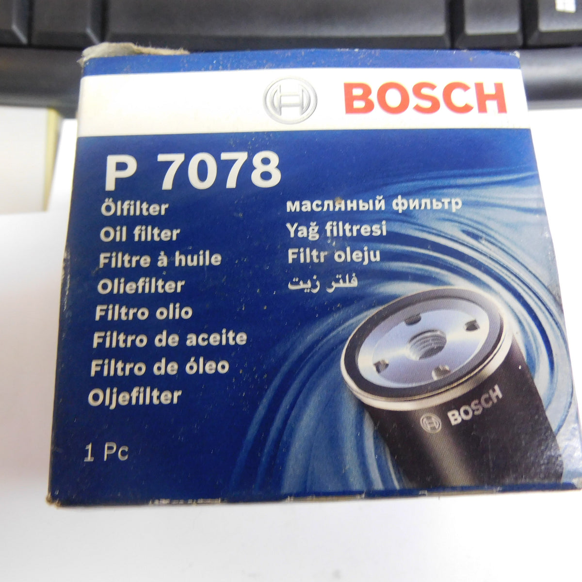 Ölfilter Anschraubfilter P7078 Bosch Ford Fiesta Puma Fusion Mazda 121 2