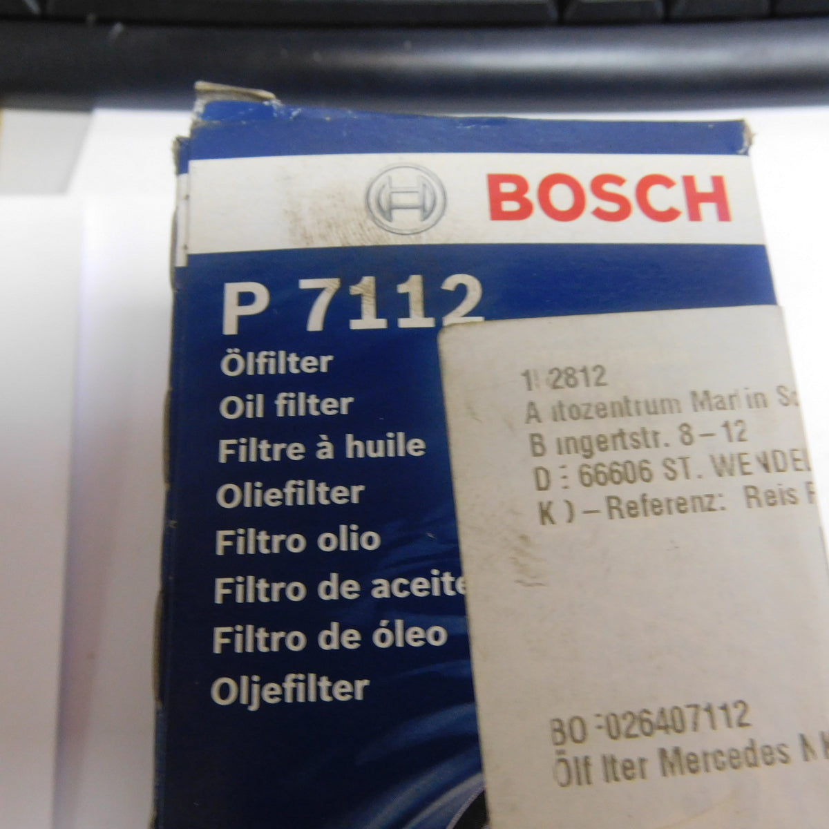 Ölfilter Filtereinsatz P7112 Bosch Mercedes-Benz SLK C-Klasse E-Klasse ML  Land Rover Range Rover