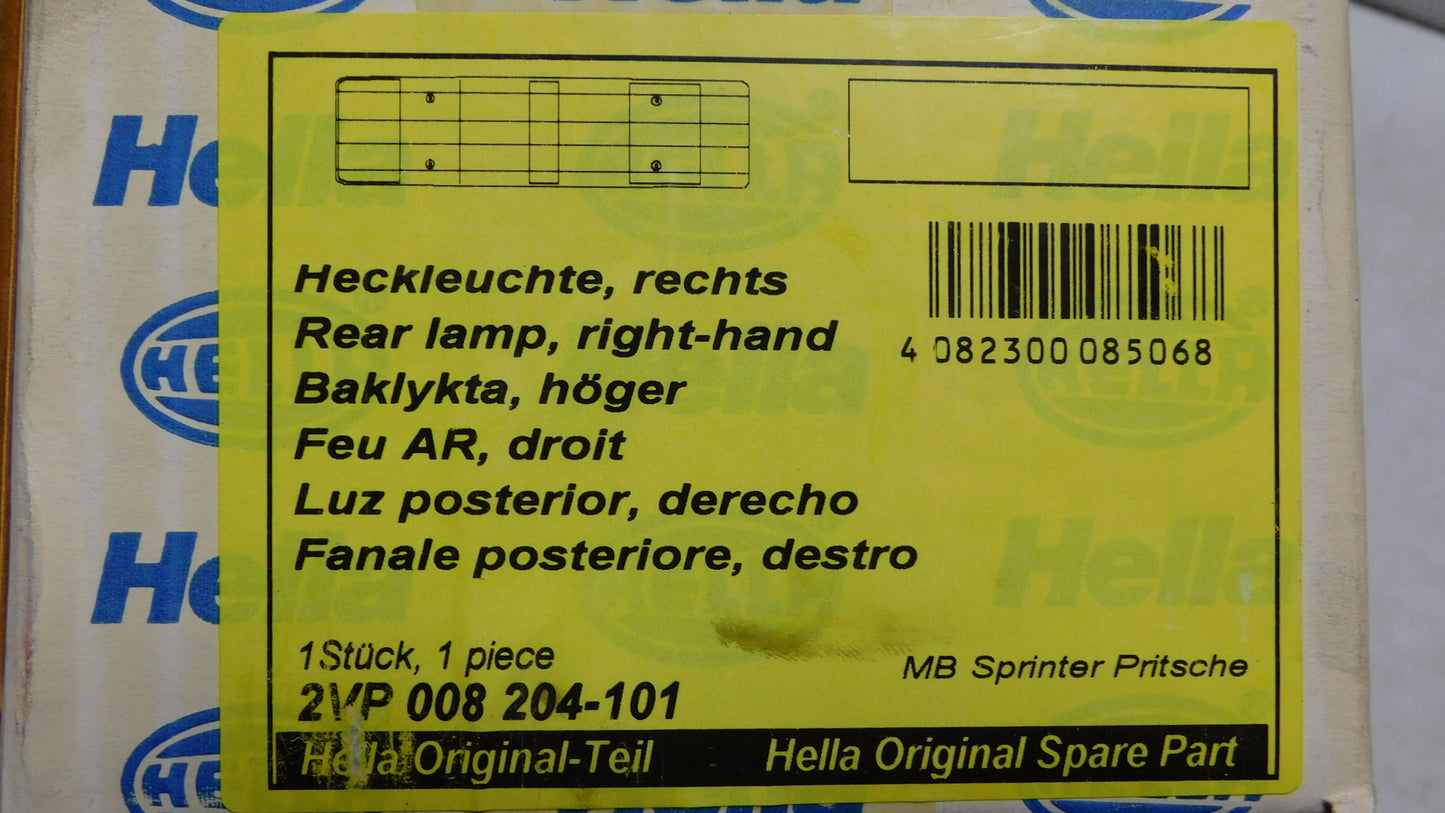 Rückleuchte Heckleuchte rechts 2VP008204101 Hella Mercedes Benz Sprinter 901 902 903 904