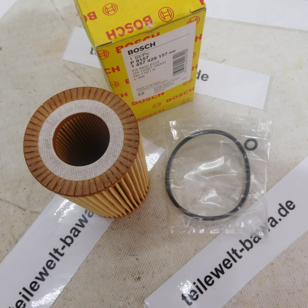 Ölfilter Filtereinsatz 1457429157 Bosch Opel Astra Vectra Omega Sintra Saab 9-5