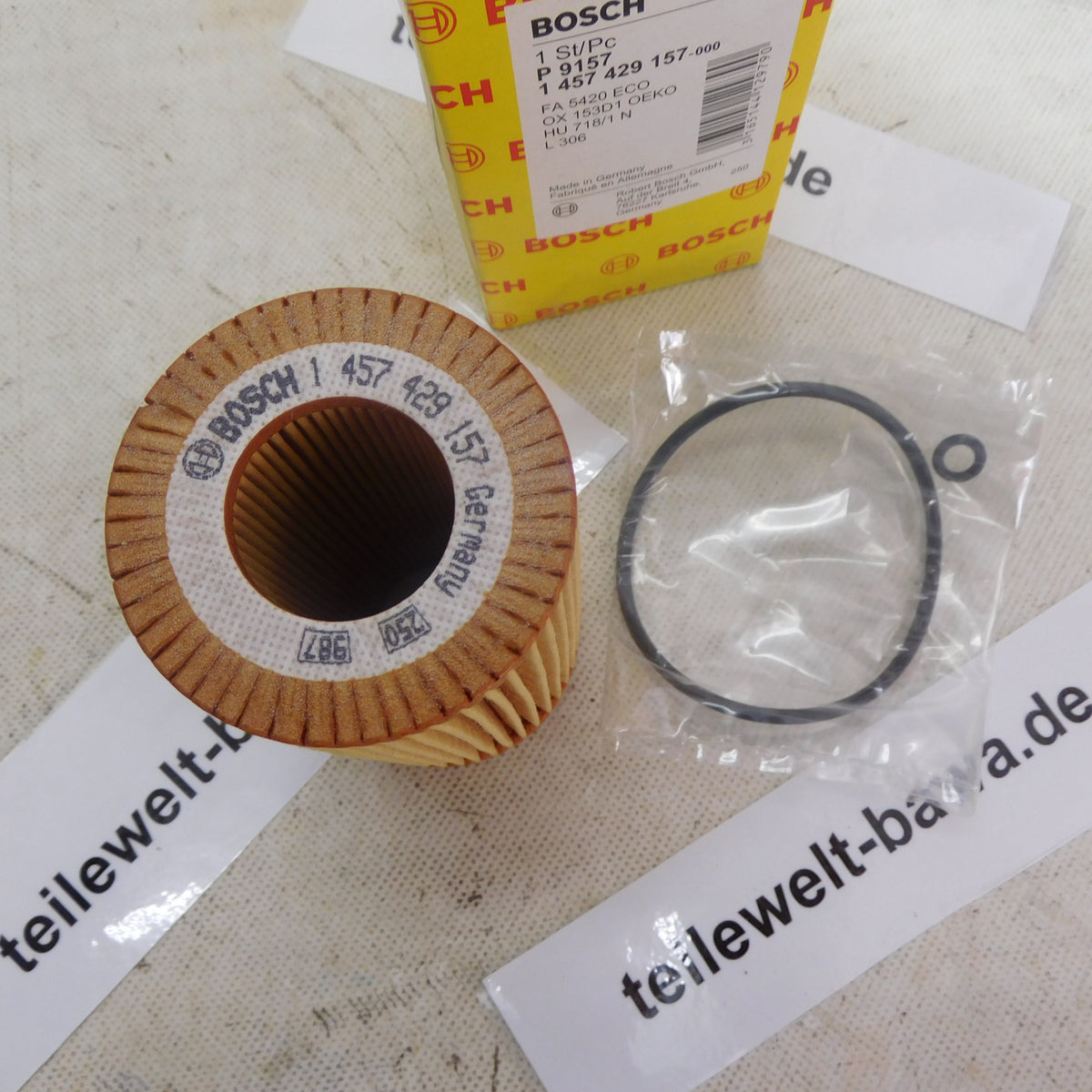 Ölfilter Filtereinsatz 1457429157 Bosch Opel Astra Vectra Omega Sintra Saab 9-5