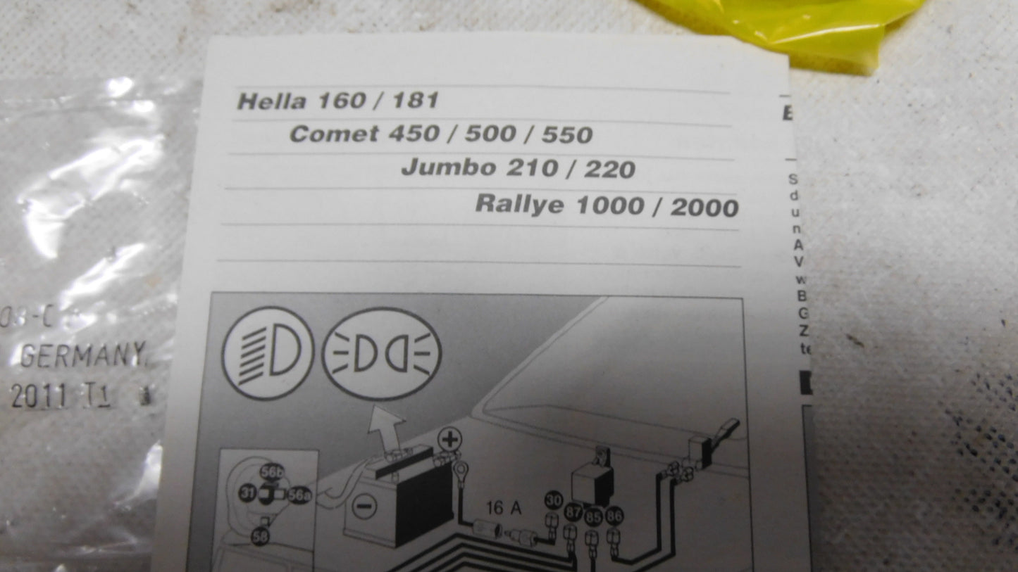 Nebelscheinwerfer H3 12V / 24V 1N4005750001 Hella COMET 500 Kögel Iveco Faun DAF PKW s