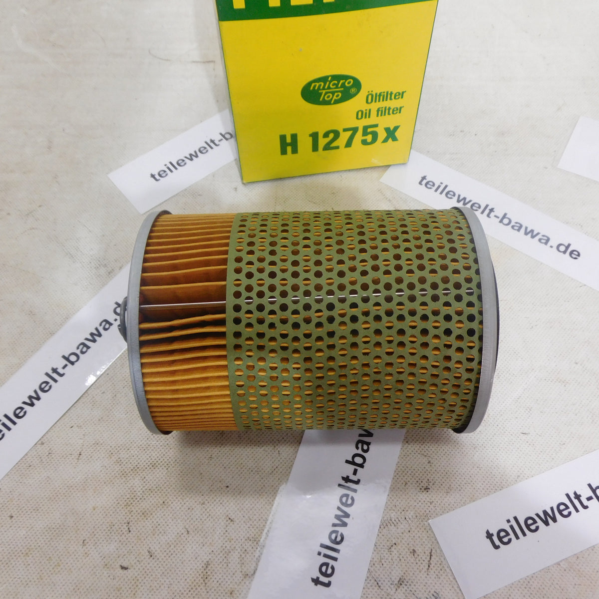 Ölfilter Filtereinsatz H1275x MANN Mercedes Benz LK LN2 MK NG 1222 1422
