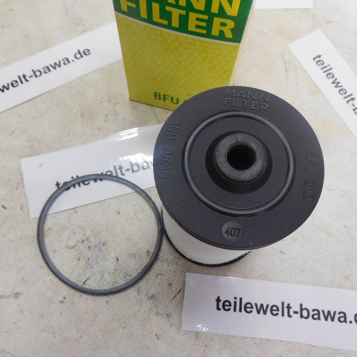 Kraftstoffilter Filter Filtereinsatz mit Dichtung BFU 900 x MANN Claas Deutz IHC Liebherr Mercedes Benz