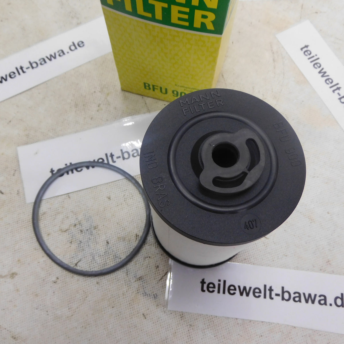 Kraftstoffilter Filter Filtereinsatz mit Dichtung BFU 900 x MANN Claas Deutz IHC Liebherr Mercedes Benz