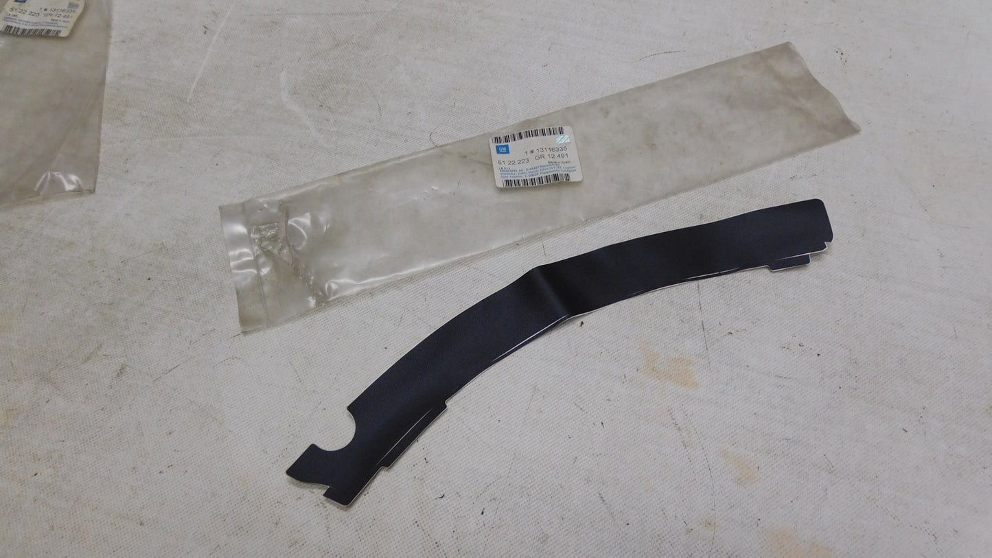 Schutzfolie Folie Tür hinten links Zierstreifen 5122223 13116335 Opel Zafira A