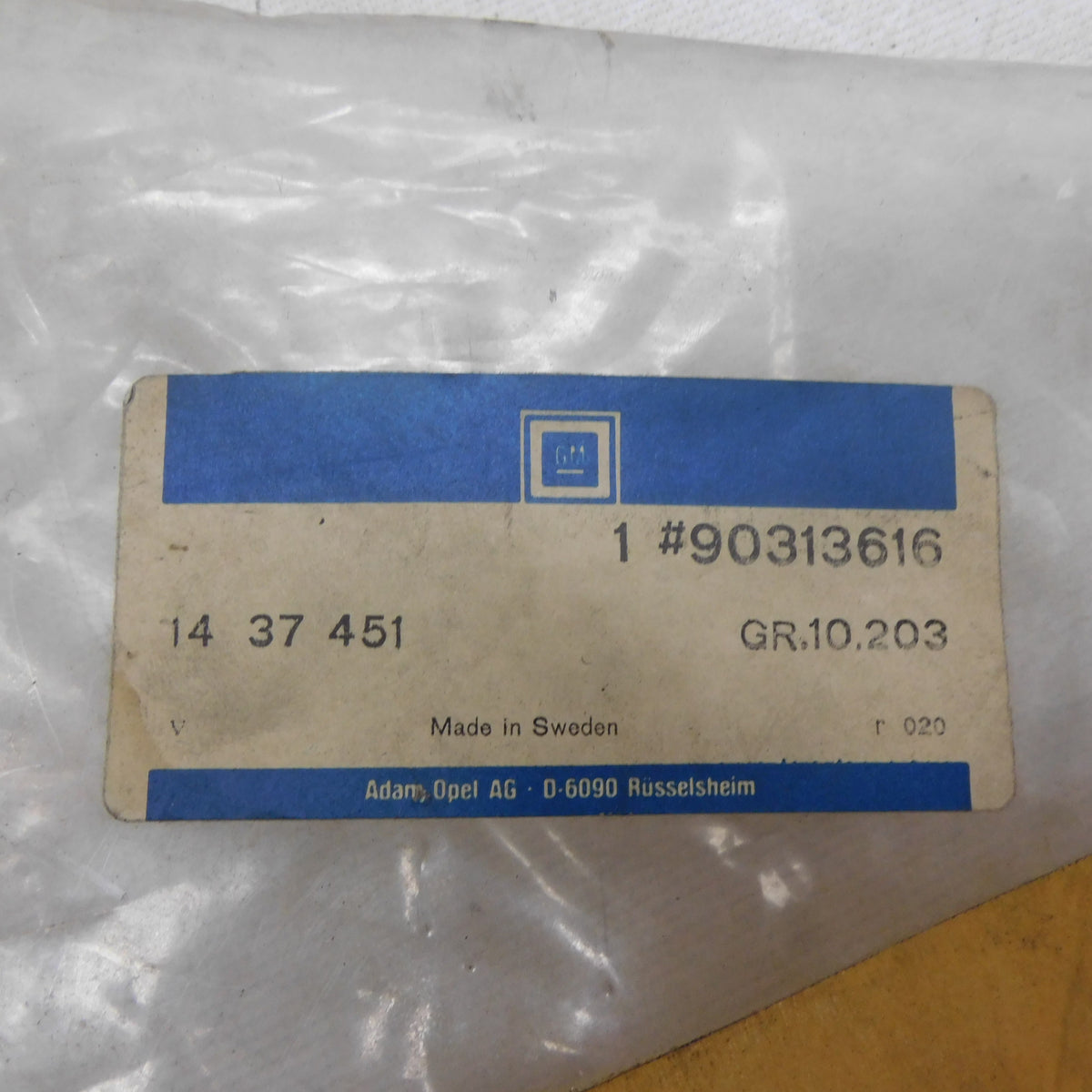 Sonnenblende hellgrau Spiegel Beleuchtung 1437451 90313616 Opel Oldtimer