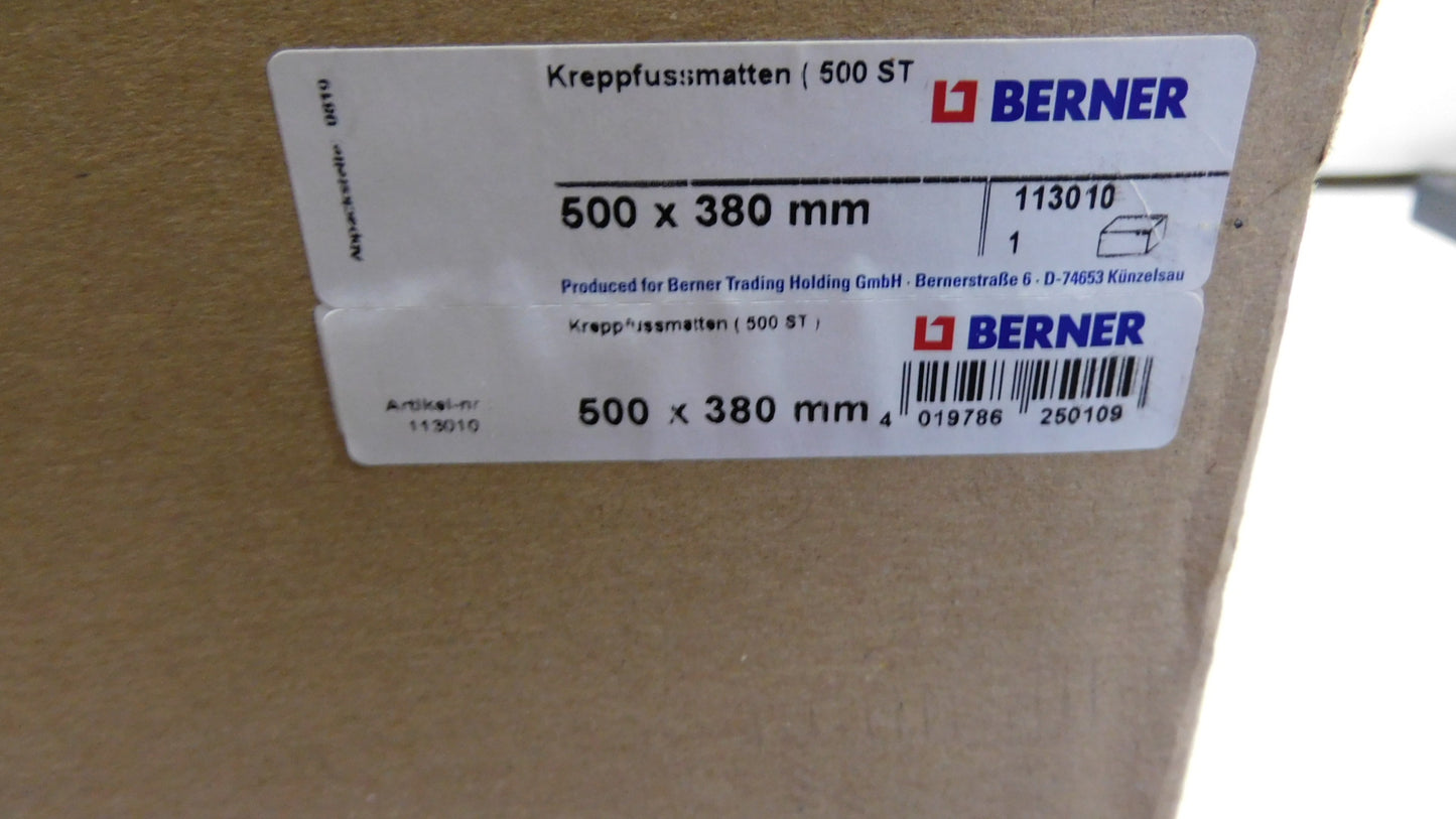 Krepp Einweg Fußmatten Fußraumschoner 500 Stück 113010 Würth Berner 500 x 350