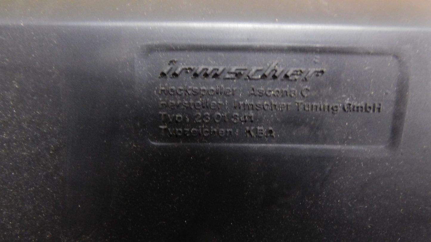 Heckspoiler Spoiler Polyurethan Schaum IRMSCHER 2301341 1719746 Opel Ascona C