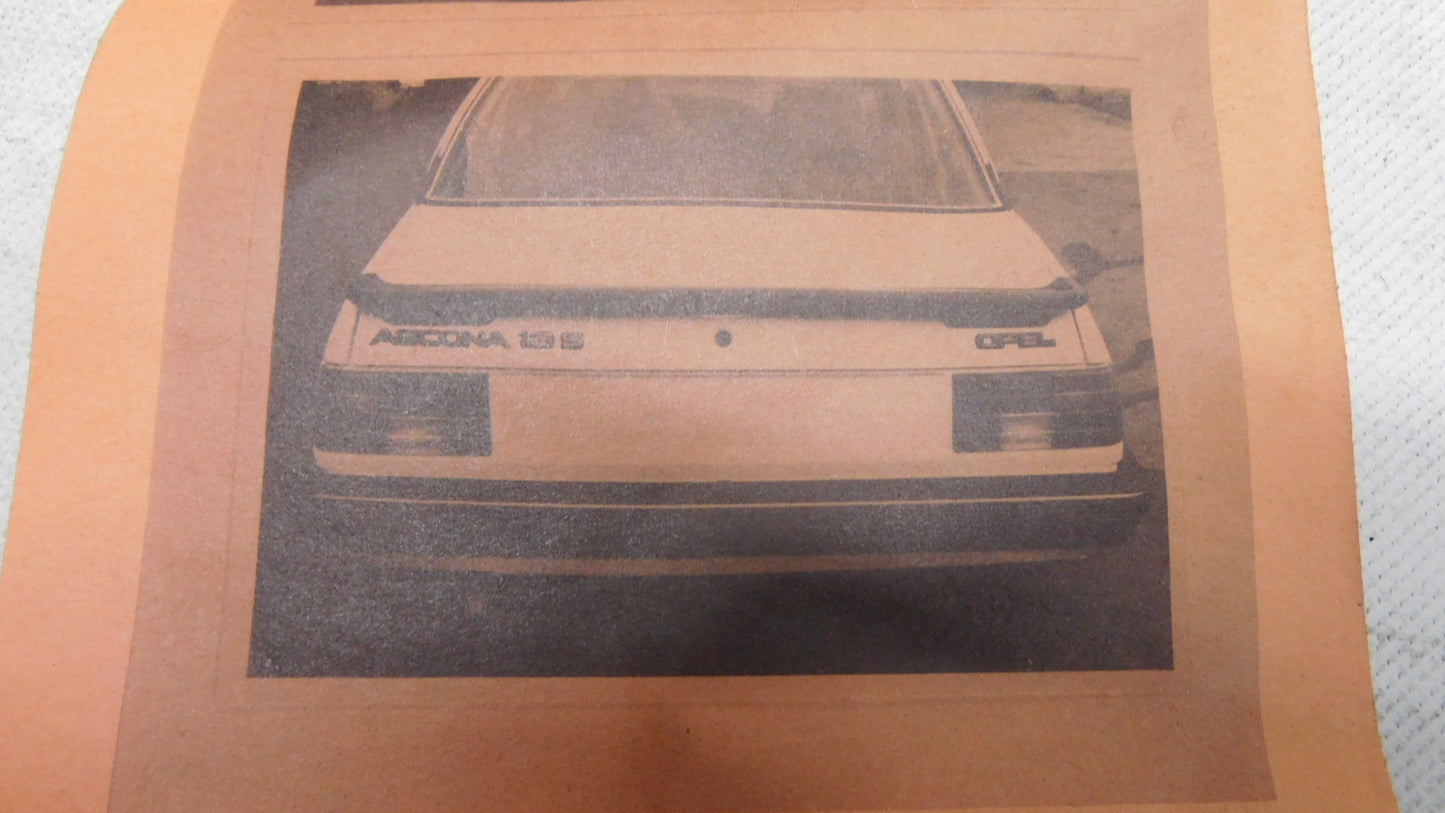 Heckspoiler Spoiler Polyurethan Schaum IRMSCHER 2301341 1719746 Opel Ascona C
