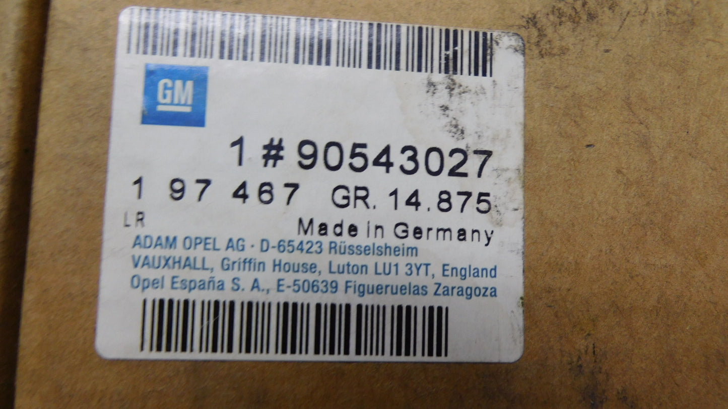 Gurtstraffer Gurtschloss Vordersitz links 90543027 197467 Opel Vectra B