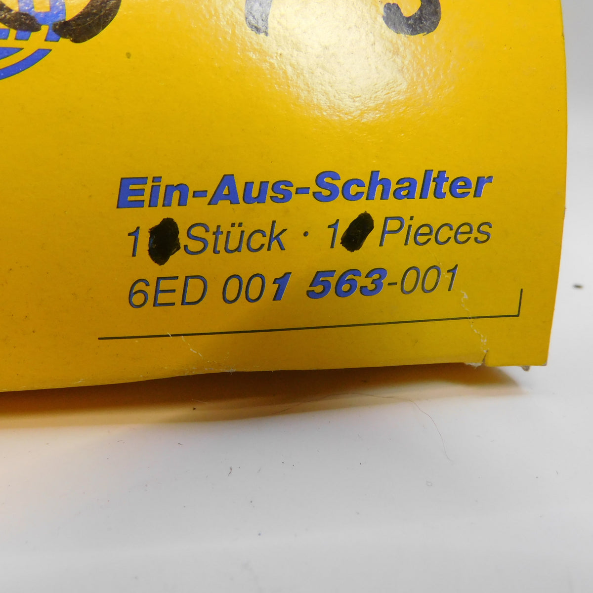 Schalter Ein/Aus 6ED001563001 Hella