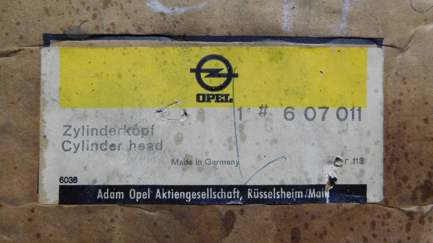 Zylinderkopf Kopf Grauguß 607011 Opel Rekord B C 1500 Kadett B Olympia A 1500 CIH