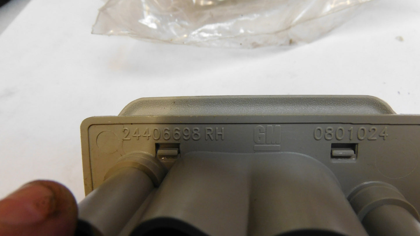 Abdeckung Befestigung Fangnetz oben hinten rechts hellgrau 2351750 24456376 Opel Astra G Zafira A