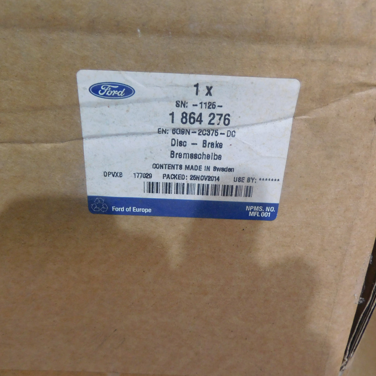 Bremsscheibe Vorderachse Stückpreis! 1864276 Ford Galaxy S-Max Landrover Freelander Volvo XC70 V70