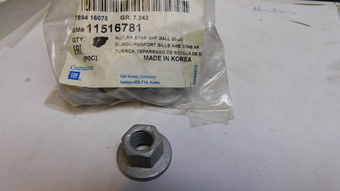 Mutter Sechskantmutter mit Scheibe M10x1.5 11516781 Opel