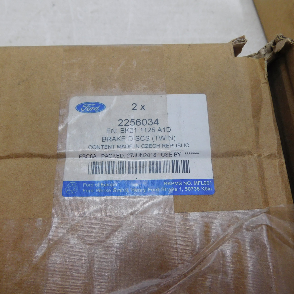 Bremsscheibe Vorderachse Stückpreis! 2256034 Ford Tourneo Transit