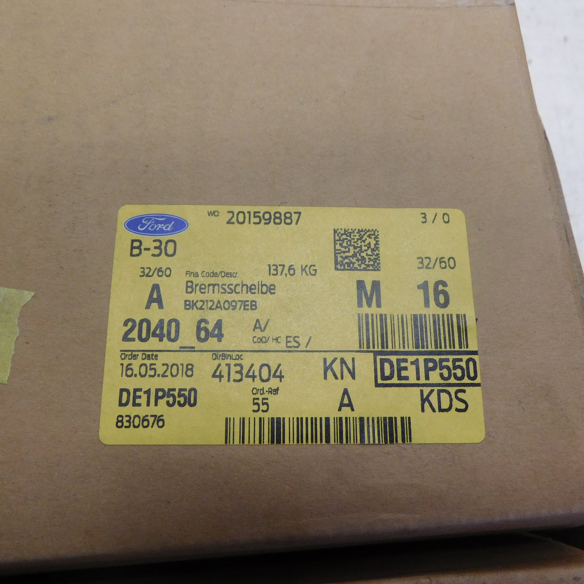 Bremsscheibe Hinterachse Stückpreis! 2040064 Ford Transit Tourneo