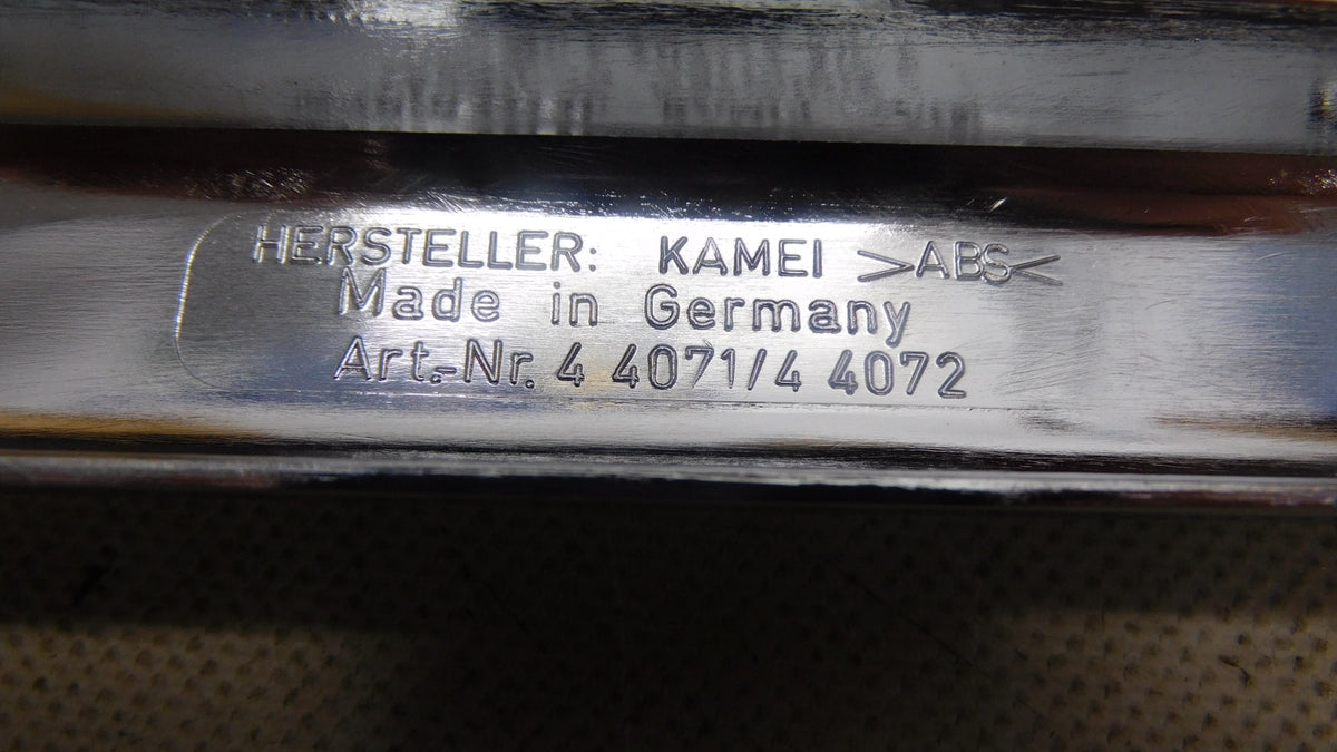 Frontblende Kühlergrill Chrom 44071 / 44072 Kamei Audi 80 90 Coupe B3