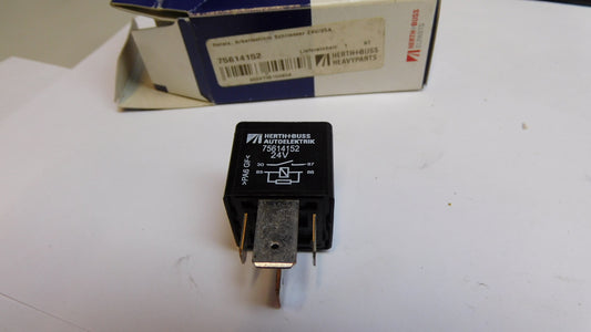 Relais Arbeitsstrom 24V 40A 4-polig 75614152 Herth + Buss