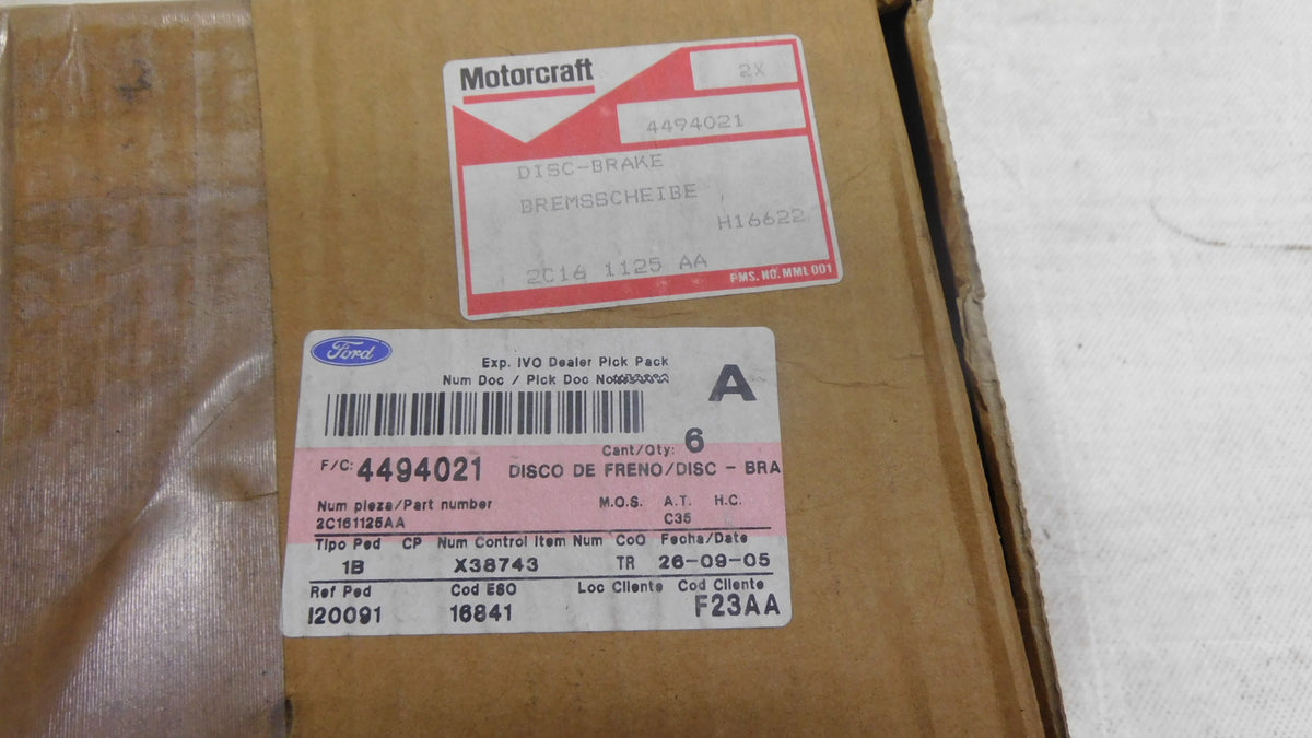 Bremsscheibe Vorderachse Stückpreis! 2C1J-1125-AA / 4494021 Ford Transit