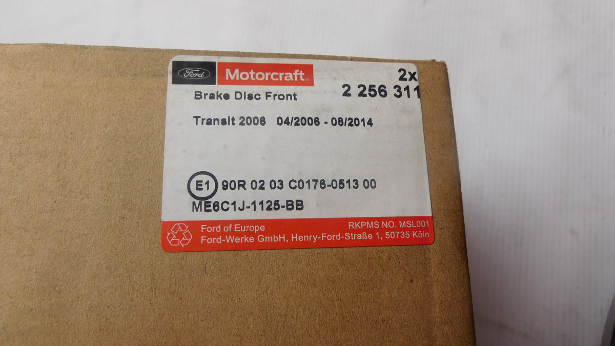 Bremsscheibe Vorderachse Stückpreis! 2256311 Ford Transit
