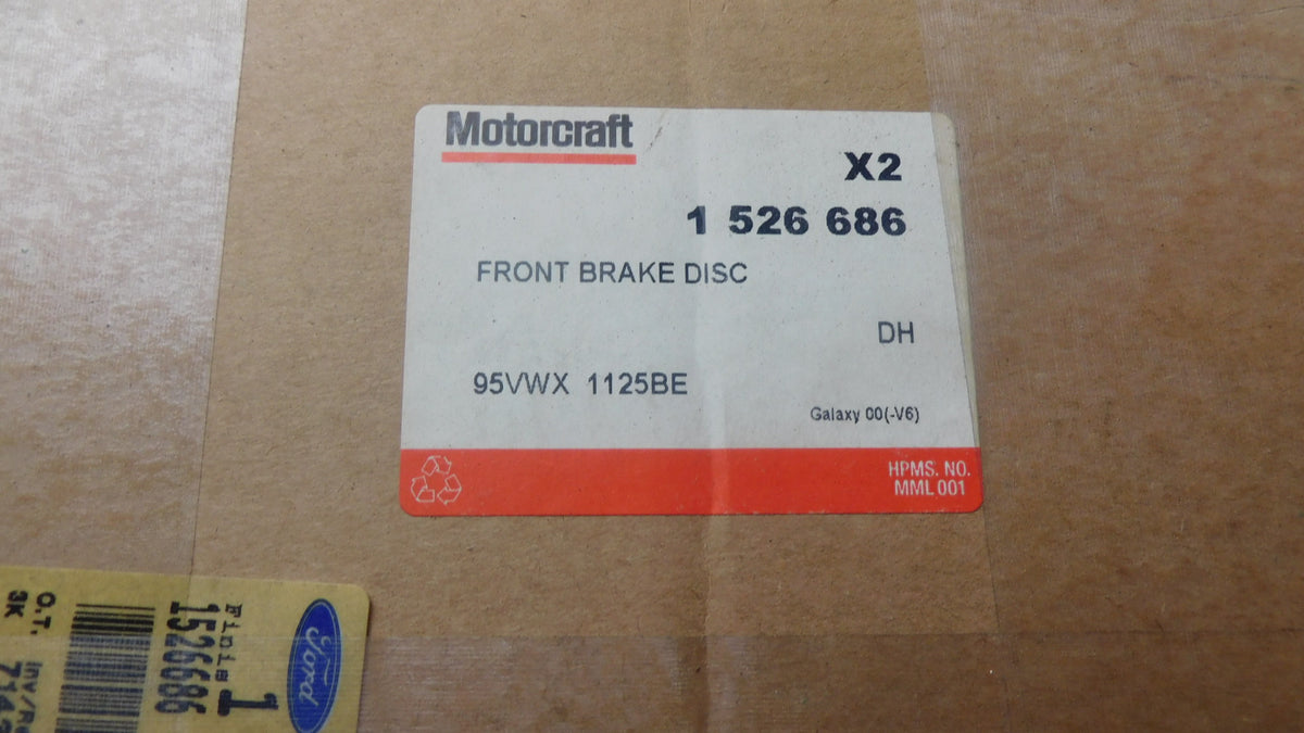 Bremsscheibe Vorderachse Stückpreis! 1526686 Ford Galaxy VW Sharan Seat Alhambra