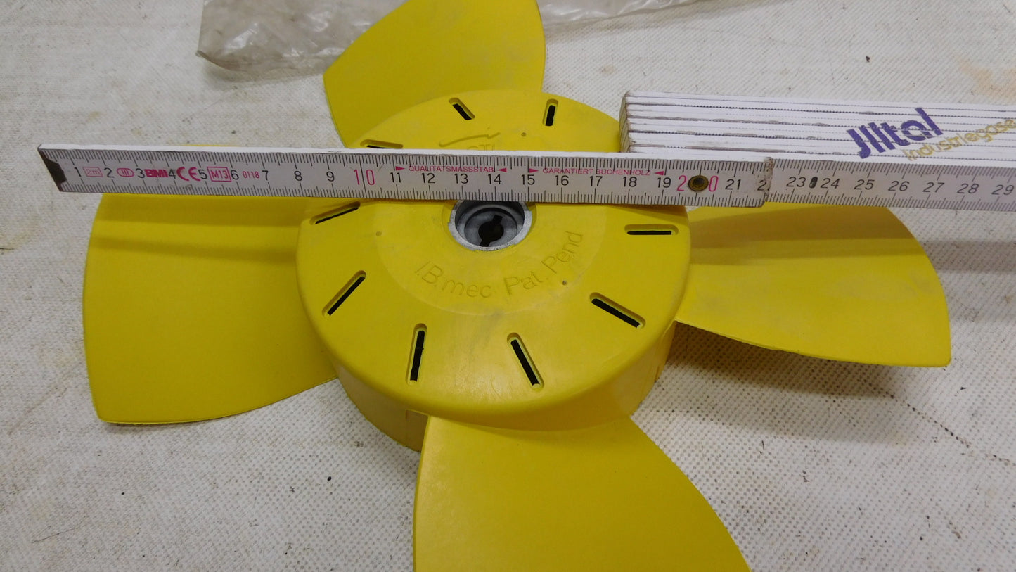 Windflügel Lüfterrad gelb 4297719 Fiat Oldtimer