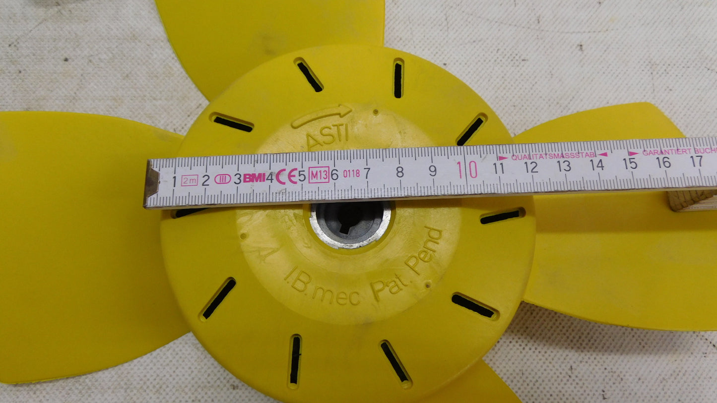 Windflügel Lüfterrad gelb 4297719 Fiat Oldtimer