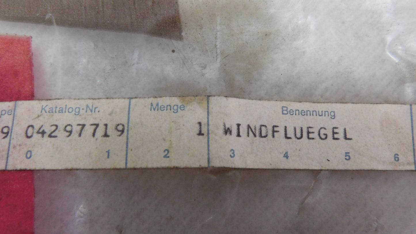 Windflügel Lüfterrad gelb 4297719 Fiat Oldtimer