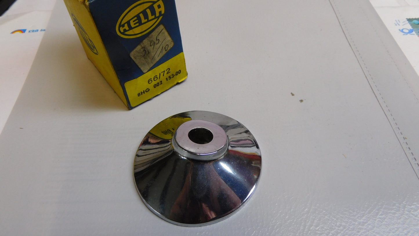 Verstärkungsfuß Zusatzbeleuchtung Chrom 8HG002153-00 66/72 Hella Oldtimer Opel Ford VW