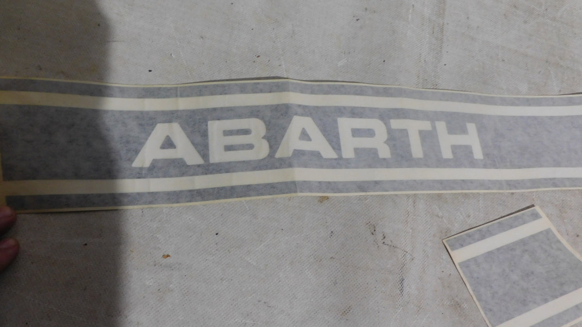 Klebeband Seitenstreifen 51836353 Fiat 500 Abarth schwarz
