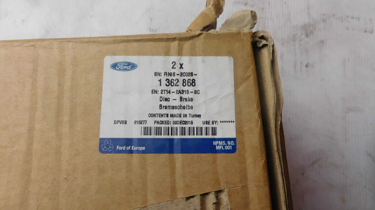 Bremsscheibe Hinterachse Stückpreis! 1362868 Ford Tourneo Transit