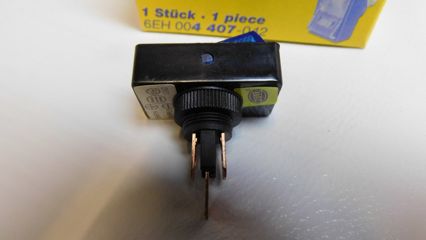 Schalter Blau Ein/Aus Wechsler mit Stecker 6EH004407042 Hella NFZ Oldtimer