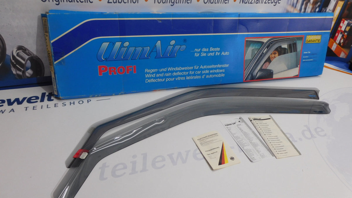 Windabweiser Seitenwindabweiser rauchgrau CLI031637 ClimAir Renault Clio Typ B/C57 FLH 3-Door 1991-1998