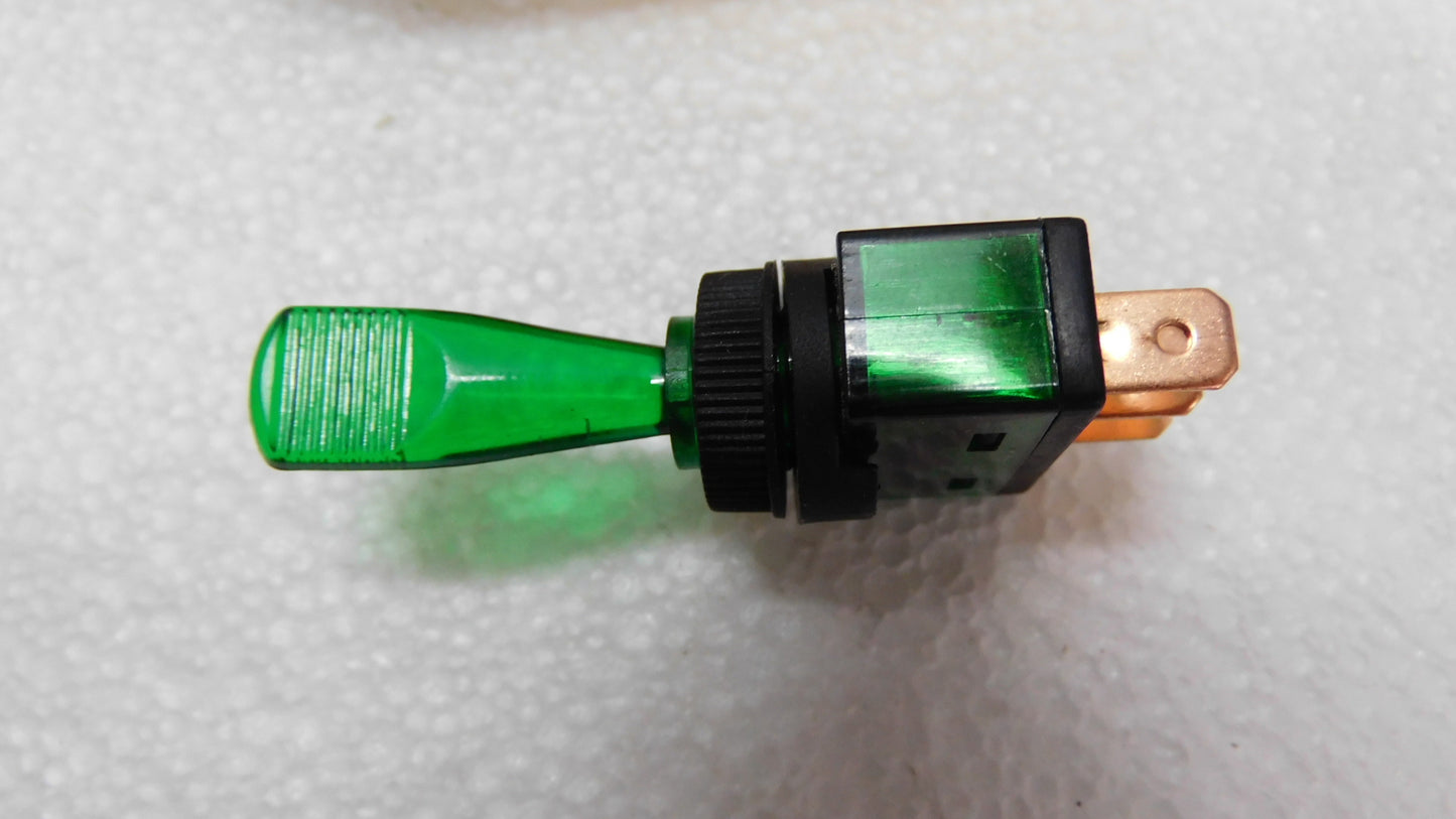 Kippschalter grün Ein/Aus Schalter mit Stecker 6EG001567112 Hella NFZ Oldtimer