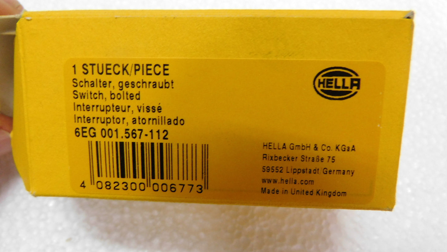 Kippschalter grün Ein/Aus Schalter mit Stecker 6EG001567112 Hella NFZ Oldtimer