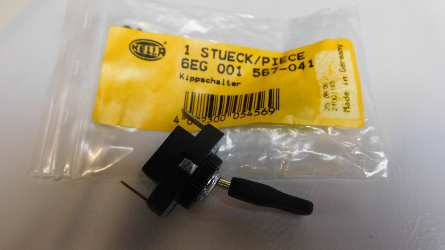 Kippschalter Ein/Aus Schalter mit Stecker 6EG001567041 Hella NFZ Oldtimer