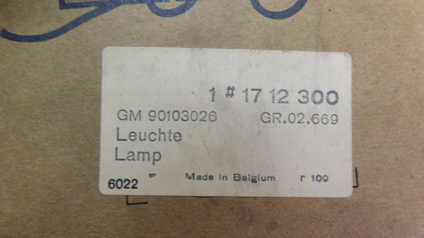 Nebelschlussleuchte Nebelleuchte 1712300 90103026 Opel