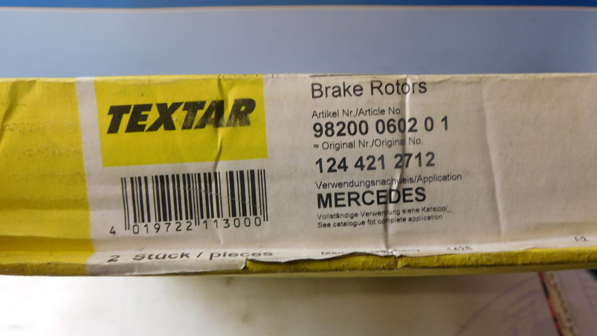 Bremsscheibe Vorderachse Hinterachse Stückpreis! 98200060201 Mercedes-Benz W124 W201 S124