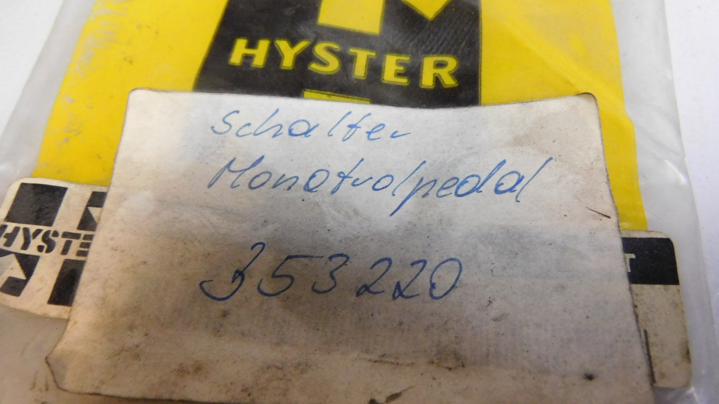 Microschalter Schalter Monotrolpedal 353220 Hyster Stapler Gabelstapler