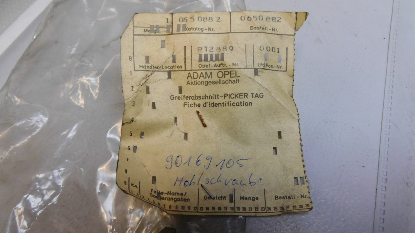 Hohlschraube Ölkühler Adapter 0650882 90169105 Opel Monza Senator A Senator B