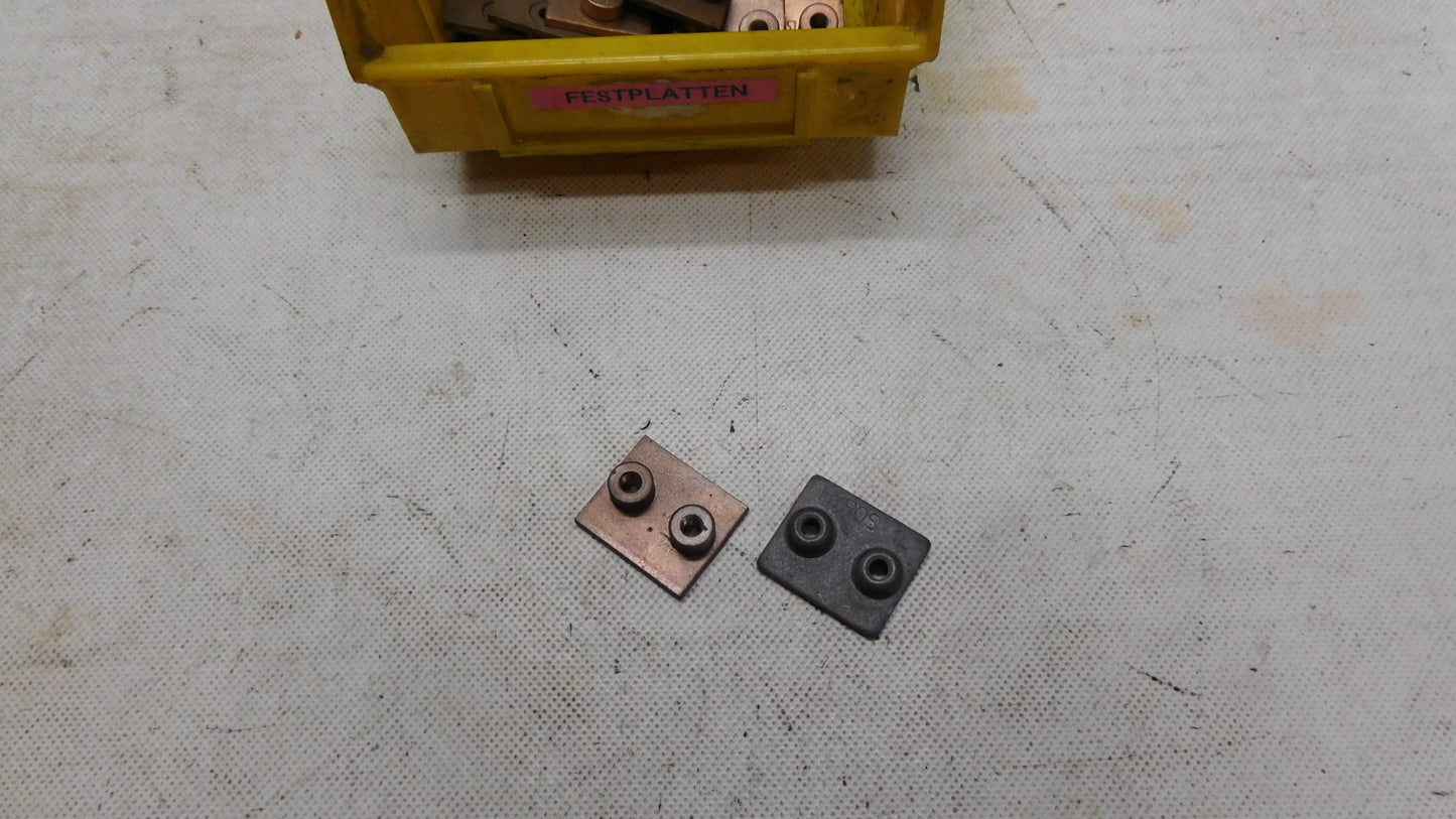 Rohrleitungsbefestigung Kabel Schlauchbefestigung HRL 1 AP ST M BL Hyros Anschweißplatten AP