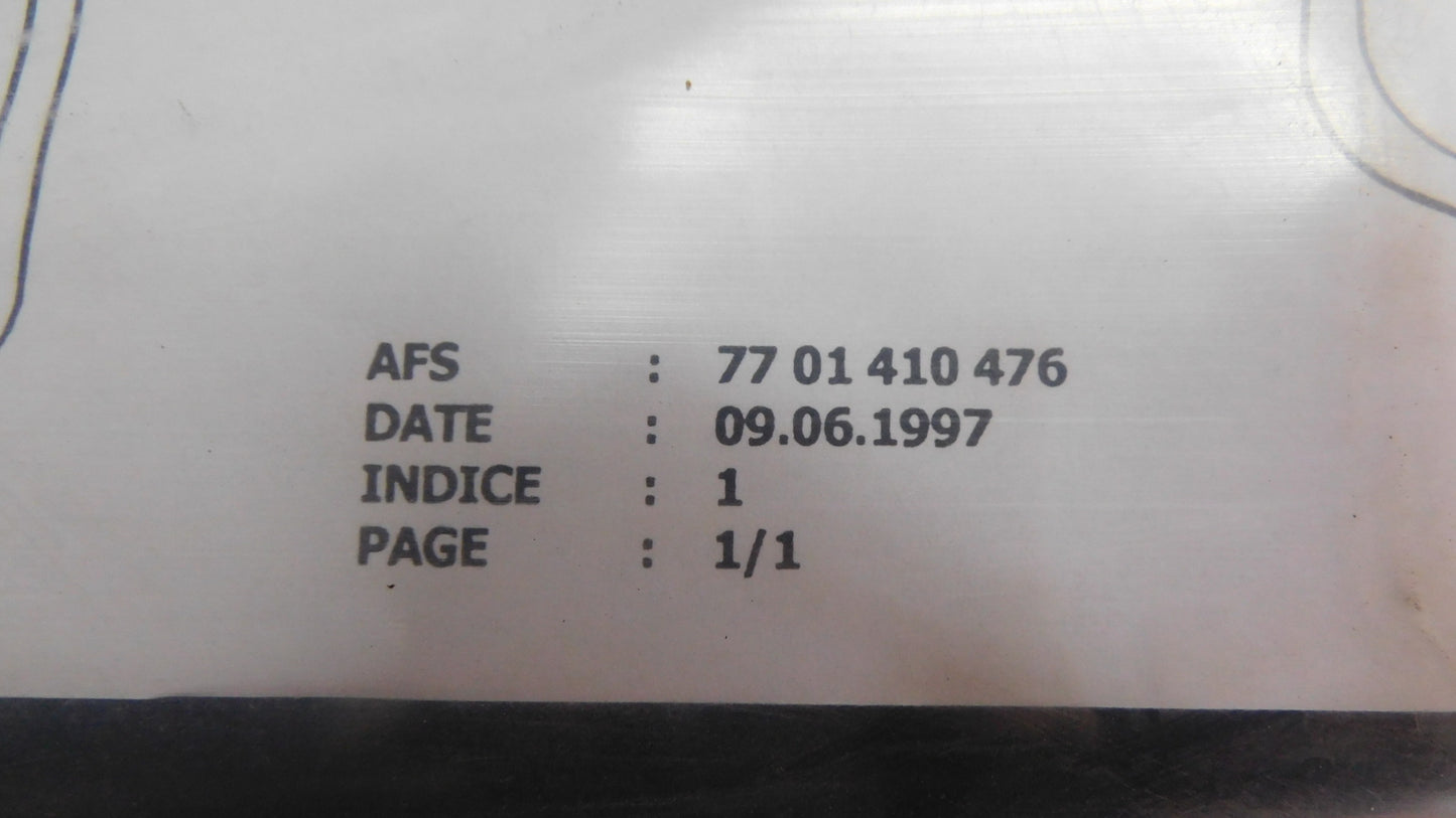 Schmutzfänger Satz vorne Jeu de bavettes 7701410476 Renault Kangoo