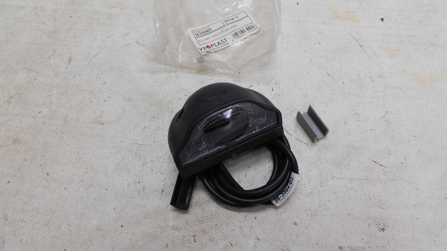 Kennzeichenleuchte Kabel 1,5m + P&R Stecker 24V ADR 36300403 Aspöck Proplast