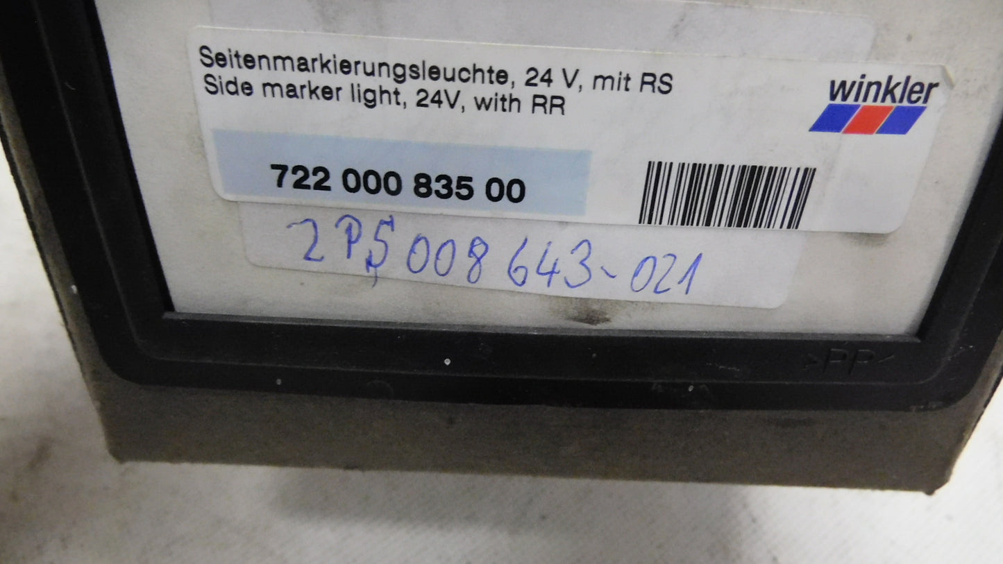 Seitenmarkierungsleuchte 24V LED 2PS008643021 Hella Kögel Scania Schmitz Cargobull