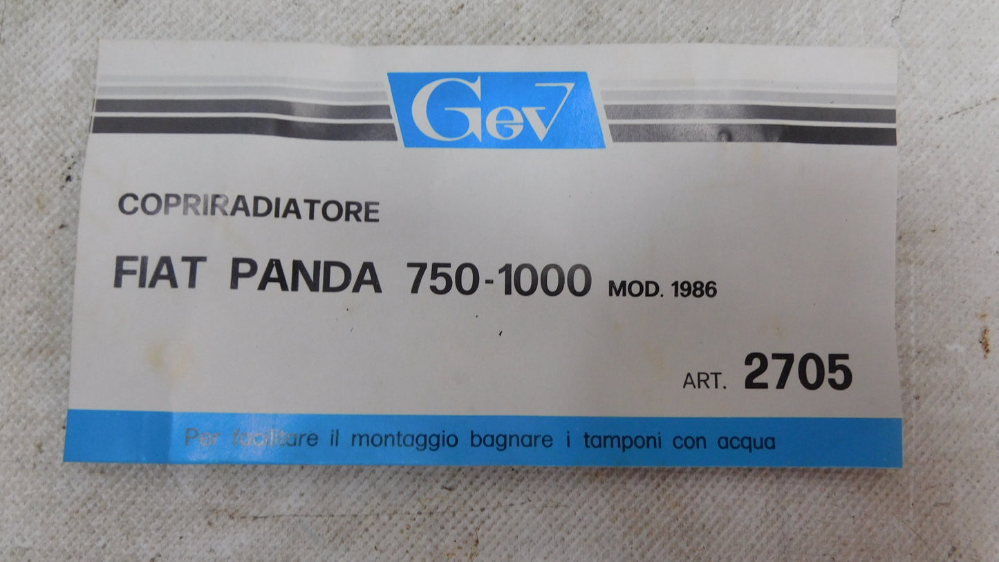 Kühlerabdeckung 46220100 Art. 2705 Fiat Panda 750 - 1000 ab 1986 Kunstoffgrill