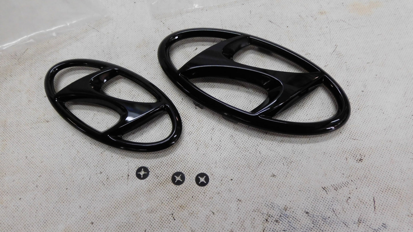 Emblem Schriftzug Logo schwarz 2-teilig 9999Z057167 Hyundai i20N BC3
