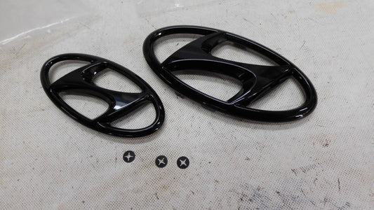 Emblem Schriftzug Logo schwarz 2-teilig 9999Z057167 Hyundai i20N BC3